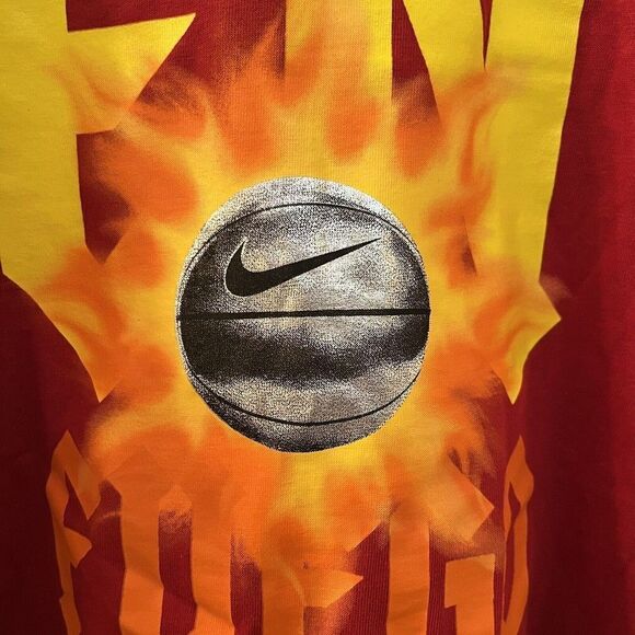 Nike Hoops En Fuego Basketball Layered Look Long Sleeve Top Boys XL 18-20 NWT - Picture 13 of 13
